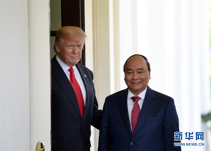 （XHDW）（2）特朗普会见越南总理阮春福