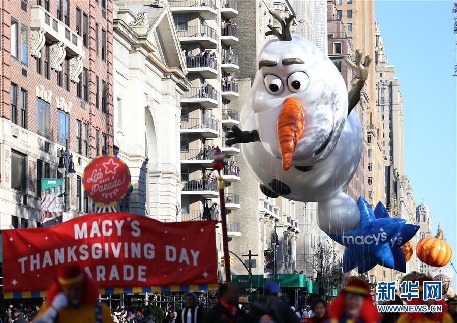 （国际）（5）纽约举行2017感恩节大游行