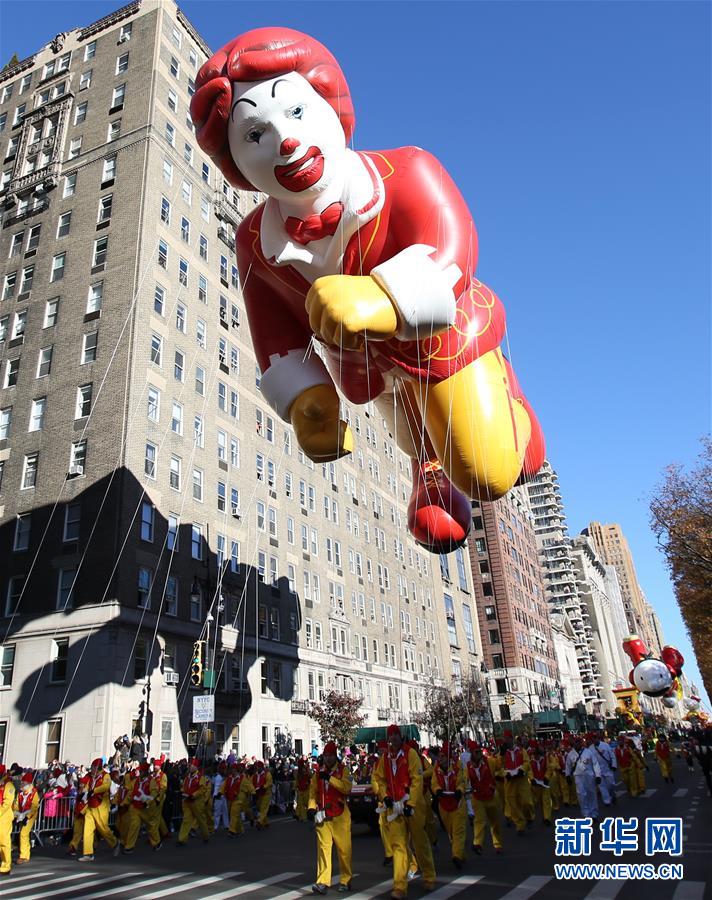 （国际）（6）纽约举行2017感恩节大游行