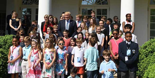 白宫举办“带孩子上班日”活动