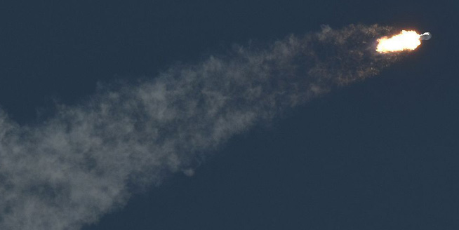 SpaceX獵鷹9號火箭成功發射 搭載一商用通訊衛星