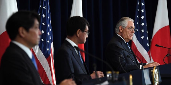 美国务卿：外交手段是解决朝核问题的首要途径