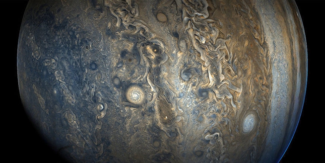 NASA发布震撼木星高清图 这颗迷人的巨行星还有多少秘密？