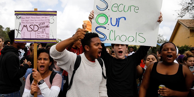 沒有下次！美國多地學生遊行促控槍