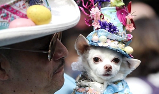 紐約舉行復活節花帽遊行
